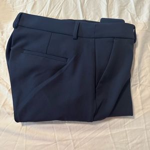 Express EDITOR MID RISE BOOTCUT PANT Navy 10S